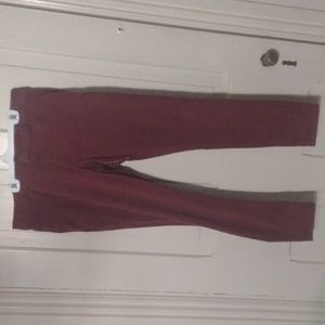 Burgundy Jeggings